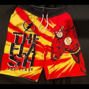 DC Comics Justice League The Flash Swim Trunks 7 boys